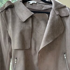 She+Sky faux suede jacket